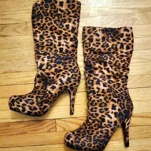 Gorgeous animal print booties